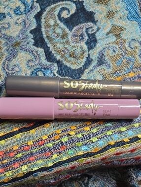 So Shady Long Wear Shadow Stick - Soft Pink & Green Tea